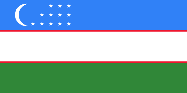 Uzbekistan flag