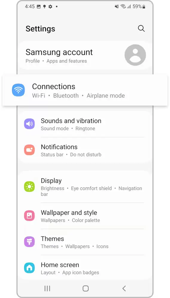 Samsung step 1