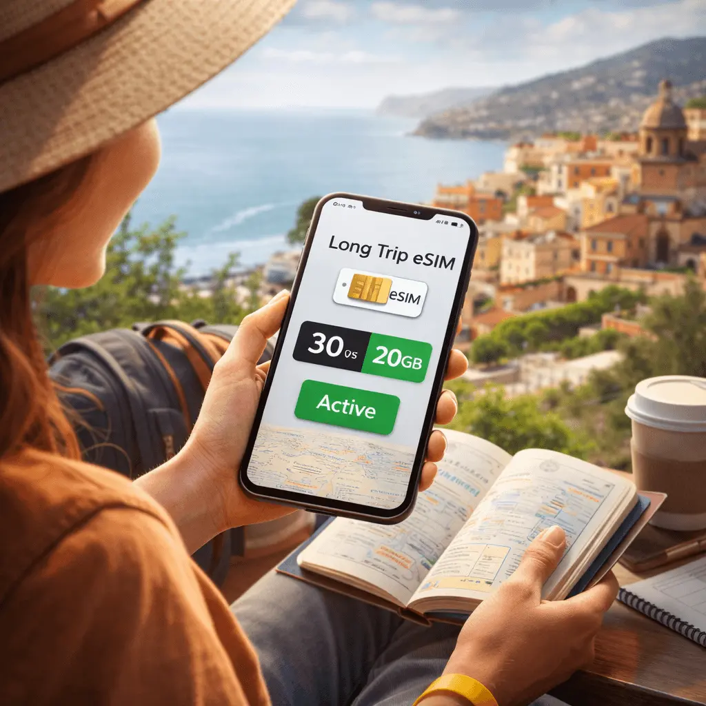 eSIM for Long Trips: How to Stay Connected for Weeks