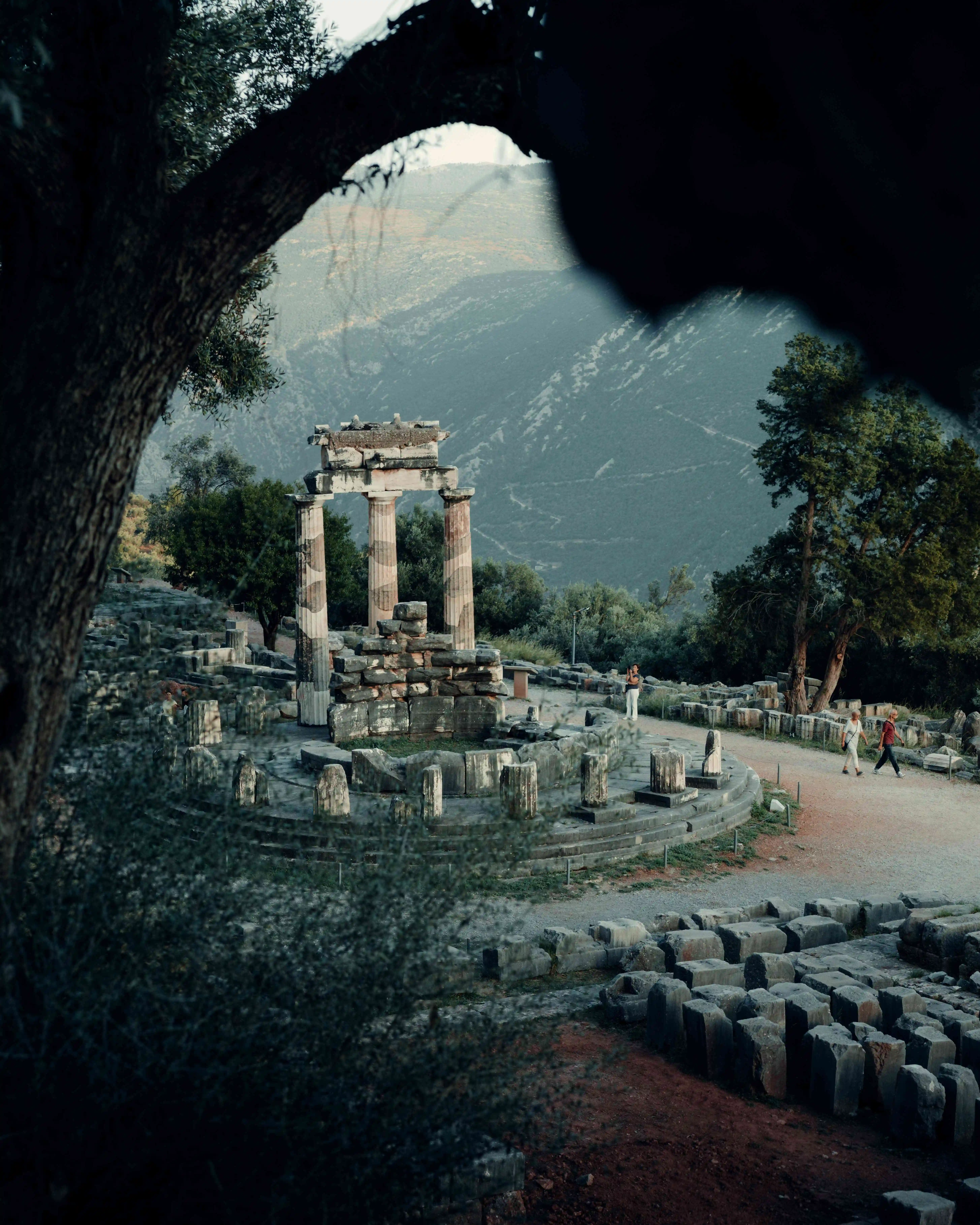 Ancient ruins of Delphi, Greece